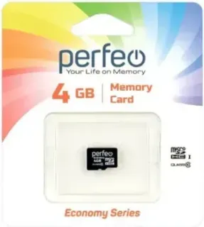 Perfeo microSDHC PF4GMCSH10ES 4GB