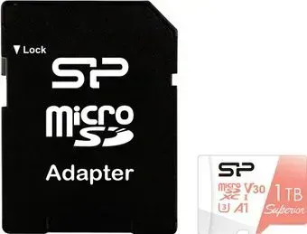 Silicon-Power Superior A1 microSDXC SP001TBSTXDV3V20SP 1TB (с адаптером)