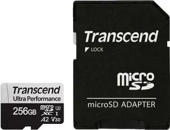 Transcend microSDXC 340S 256GB (с адаптером)