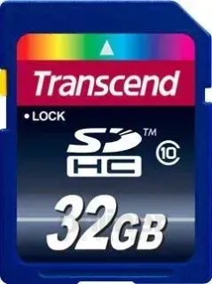 Transcend SDHC Class 10 32GB (TS32GSDHC10)