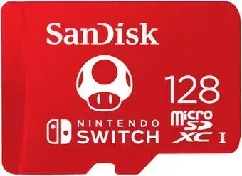 SanDisk Nintendo Switch Licensed Card Super Mario Edition microSDXC 128GB SDSQXAO-128G-GNCZN