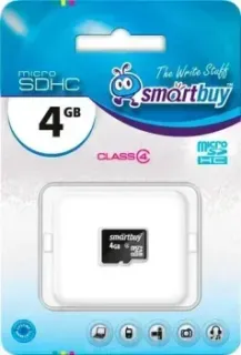 SmartBuy microSDHC (Class 4) 4 Гб (SB4GBSDCL4-00)