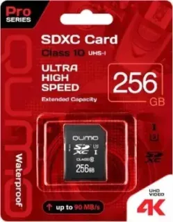 QUMO SDXC QM256GSDXC10U1 256GB