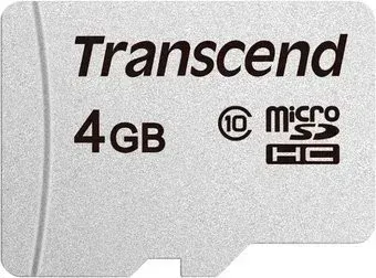 Transcend microSDHC 300S 4GB