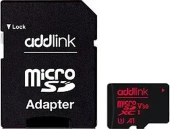 Addlink microSDXC AD128GBMSXU3A 128GB (с адаптером)