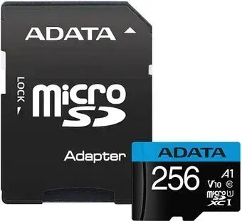 ADATA Premier AUSDX256GUICL10A1-RA1 microSDXC 256GB (с адаптером)