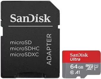 SanDisk Ultra SDSQUAR-064G-GN6MA microSDXC 64GB (с адаптером)