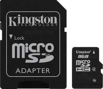 Kingston microSDHC 8 Гб (SDC4/8GB)
