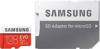 Samsung EVO Plus microSDXC 128GB + адаптер