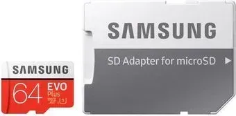 Samsung EVO Plus 2020 microSDXC 64GB (с адаптером)