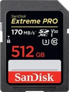 SanDisk Extreme PRO SDXC SDSDXXY-512G-GN4IN 512GB