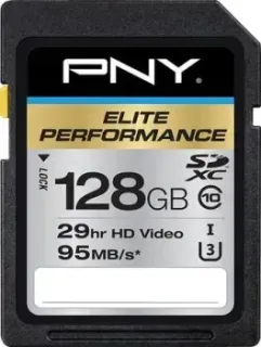 PNY SDXC Elite Performance (Class 10) 128GB (P-SDX128U395-GE)