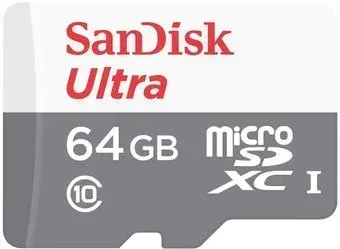 SanDisk Ultra microSDXC Class 10 64GB (SDSQUNB-064G-GN3MN)