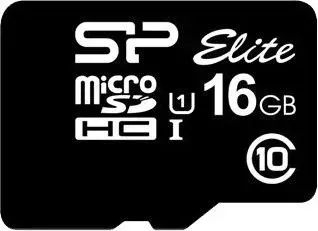 Silicon-Power microSDHC Elite UHS-1 (Class 10) 16GB (SP016GBSTHBU1V10)