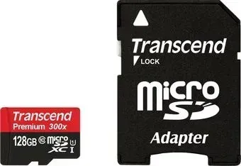 Transcend microSDXC UHS-I 300x Premium (Class 10) 128GB (TS128GUSDU1)