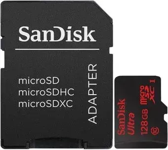 SanDisk Ultra microSDXC UHS-I (Class 10) 128GB (SDSDQUA-128G-G46A)