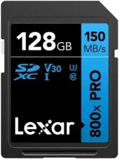 Lexar High-Performance 800x Pro SDXC LSD0800P128G-BNNNG 128GB