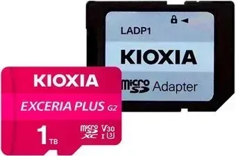 Kioxia Exceria Plus G2 microSDXC LMPL2M001TG2 1TB (с адаптером)