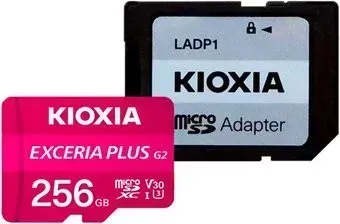 Kioxia Exceria Plus G2 microSDXC LMPL2M256GG2 256GB (с адаптером)