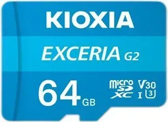 Kioxia Exceria G2 microSDXC LMEX2L064GG2 64GB (с адаптером)