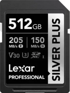 Lexar Professional SILVER PLUS SDXC LSDSIPL512G-BNNNG 512GB