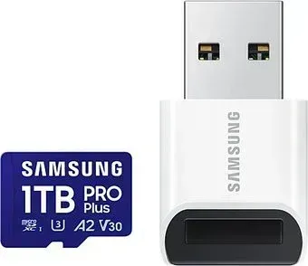 Samsung PRO Plus microSDXC 1TB (с кардридером)