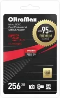 OltraMax Premium Series microSDXC 256GB OM256GCSDXC10UHS-1-PRU3 W
