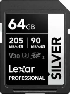 Lexar Professional SILVER SDXC LSDSILV064G-BNNNG 64GB