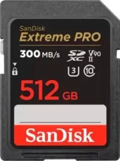 SanDisk Extreme Pro V90 SDXC 512GB SDSDXDK-512G-GN4IN