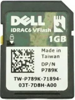 Dell RX790 iDRAC6 vFlash SD Card 1GB