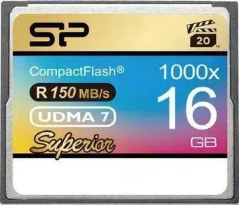 Silicon-Power Superior CF 1000X CompactFlash SP016GBCFC1K0V10 16GB