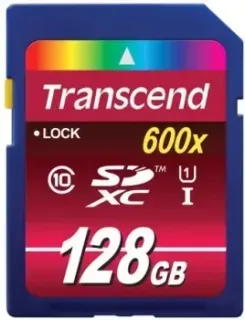 Transcend SDXC UHS-I (Class 10) 600x Ultimate 128GB (TS128GSDXC10U1)