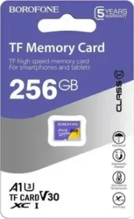 Borofone microSDXC 256GB (без адаптера)