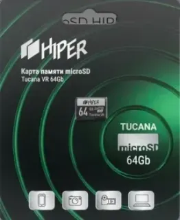 Hiper microSDXC 64GB UHS-1 U3 V30 HI-MSD64GU3V30