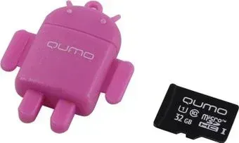 QUMO Fundroid microSDHC QM32GCR-MSD10-FD-pnk 32GB