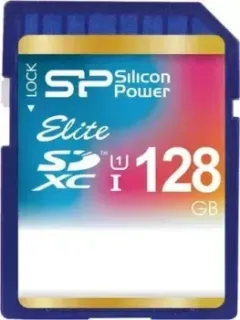 Silicon-Power SDXC Elite UHS-1 (Class 10) 128 GB (SP128GBSDXAU1V10)