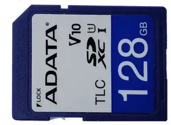ADATA SD Card 128GB, 3D TLC, -25-85 C