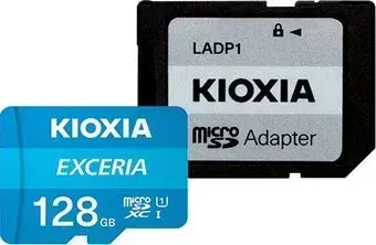 Kioxia Exceria microSDXC LMEX1L128GG2 128GB (с адаптером)