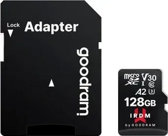 GOODRAM IRDM microSDXC IR-M2AA-1280R12 128GB (с адаптером)
