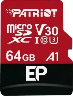 Patriot microSDXC EP Series PEF64GEP31MCX 64GB (с адаптером)