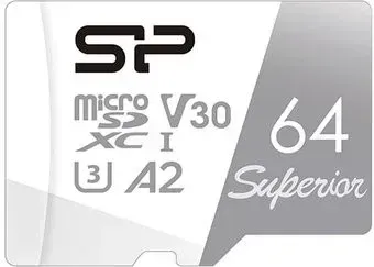 Silicon-Power Superior microSDXC SP064GBSTXDA2V20 64GB