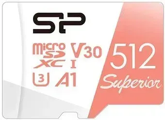 Silicon-Power Superior A1 microSDXC SP512GBSTXDV3V20 512GB