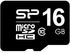 Silicon-Power microSDHC (Class 10) 16GB (SP016GBSTH010V10)