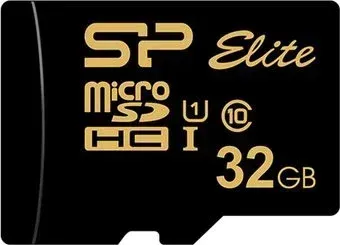 Silicon-Power Elite Gold microSDHC SP032GBSTHBU1V1G 32GB