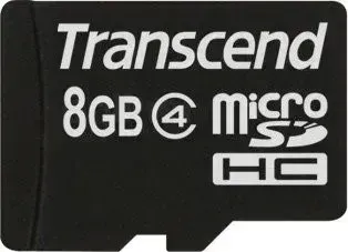 Transcend microSDHC (Class 4) 8GB (TS8GUSDC4)