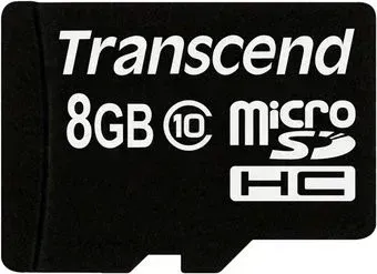 Transcend microSDHC (Class 10) 8GB (TS8GUSDC10)
