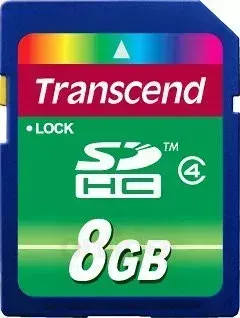 Transcend SDHC Class 4 8 Гб (TS8GSDHC4)