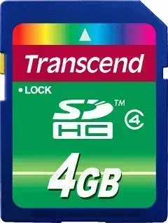 Transcend SDHC Class 4 4 Гб (TS4GSDHC4)