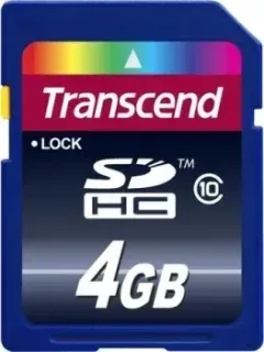 Transcend SDHC Class 10 4 Гб (TS4GSDHC10)