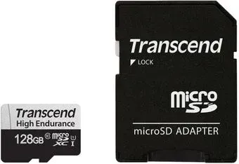 Transcend microSDXC TS128GUSD350V 128GB (с адаптером)